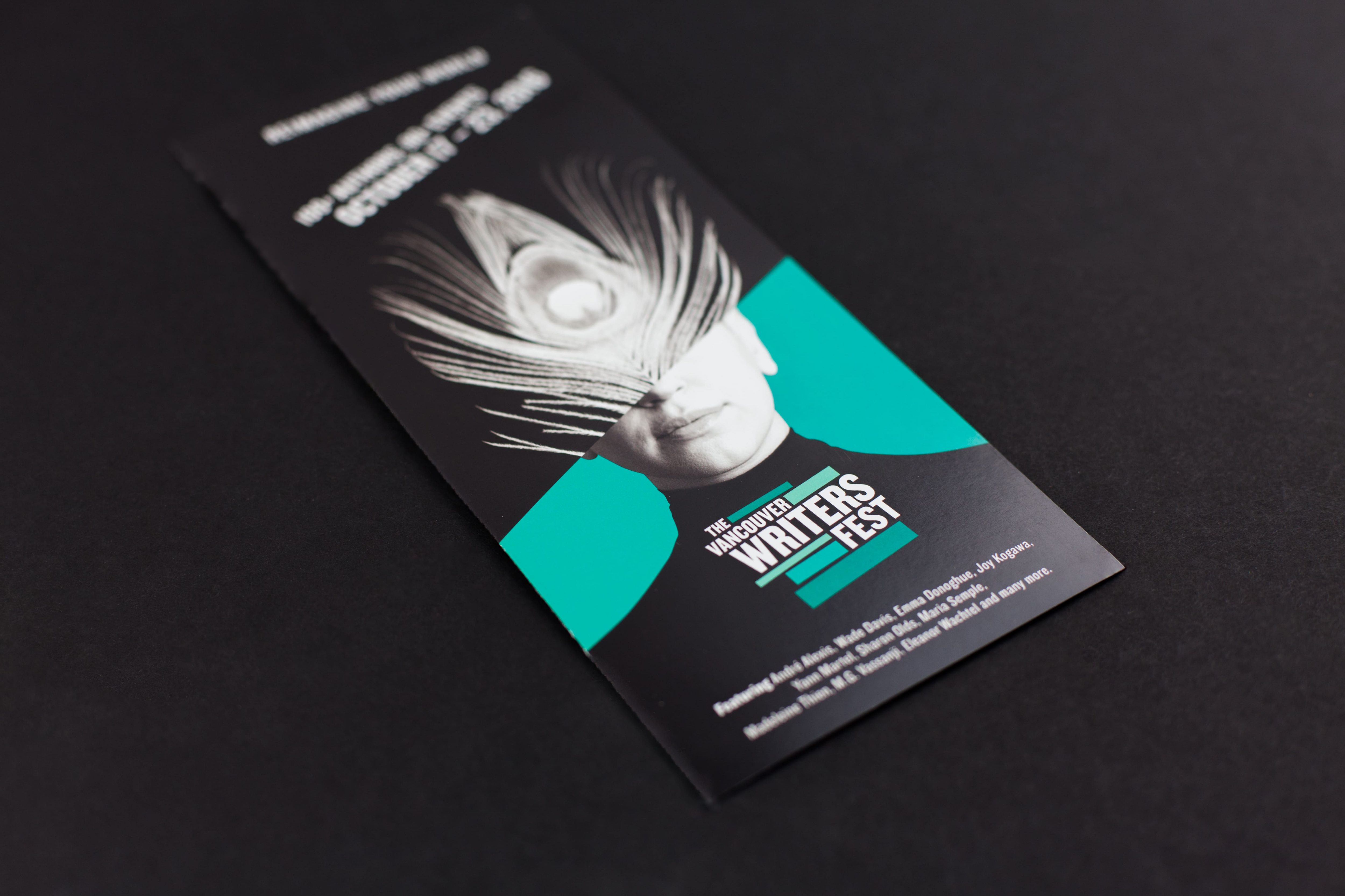 Vancouver Writers Fest's rebranded marketing brochure