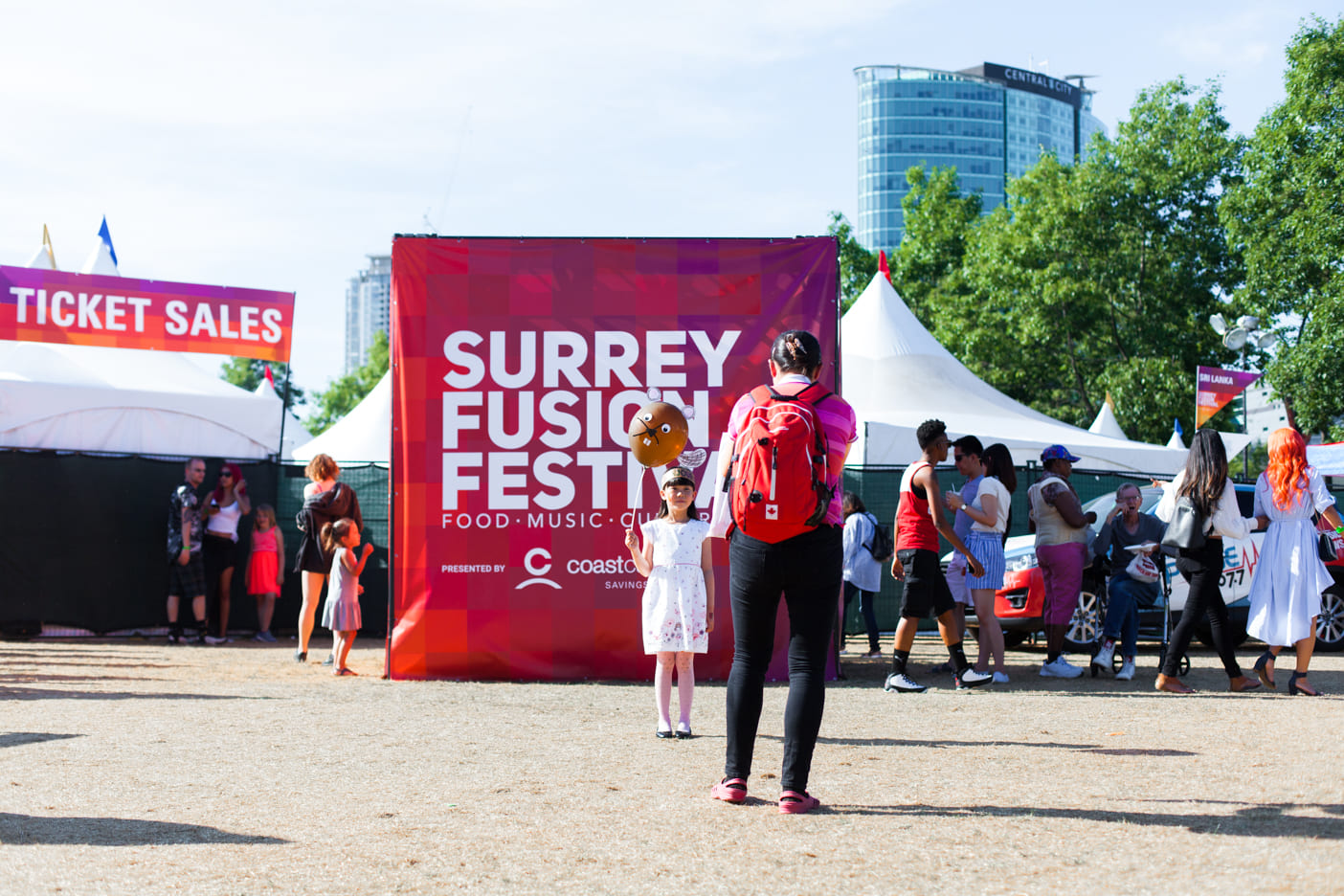 Surrey Fusion Festival large square banner